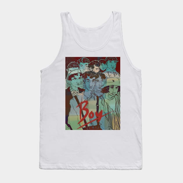 Boys Tank Top by danielmacleodillustration